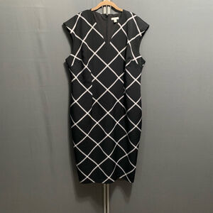 BB-Women's New York & Company Dress, Size 20, Black & White